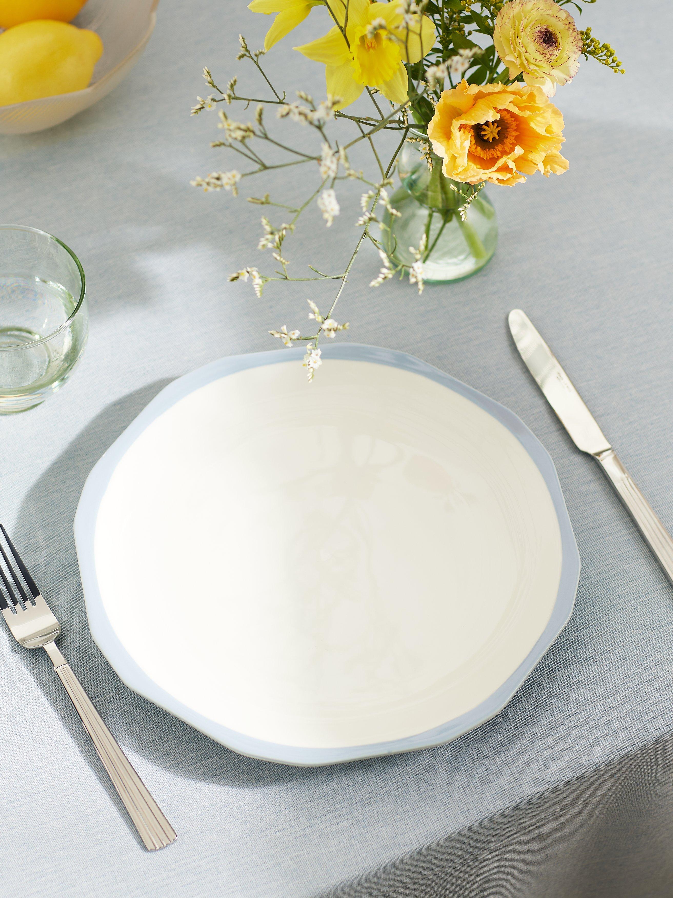 John Lewis Aster Shaped Fine China Dinner Plate 28cm, UK version