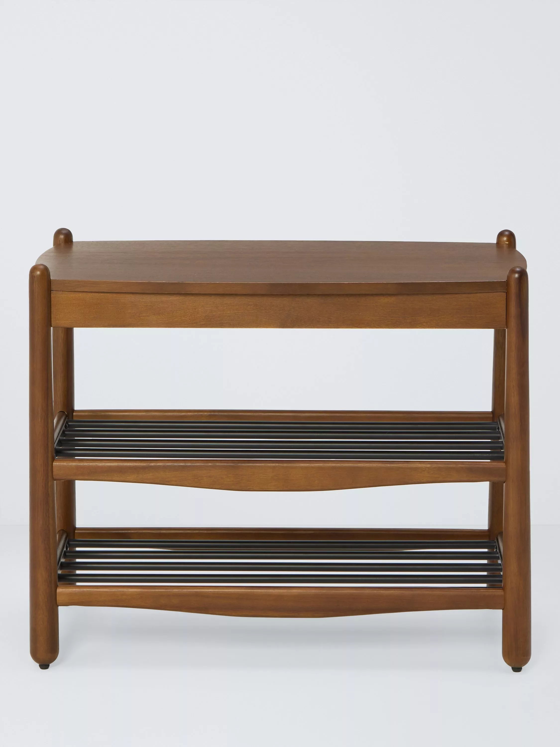 John Lewis 2 tier shoe shelf natural honey, UK version
