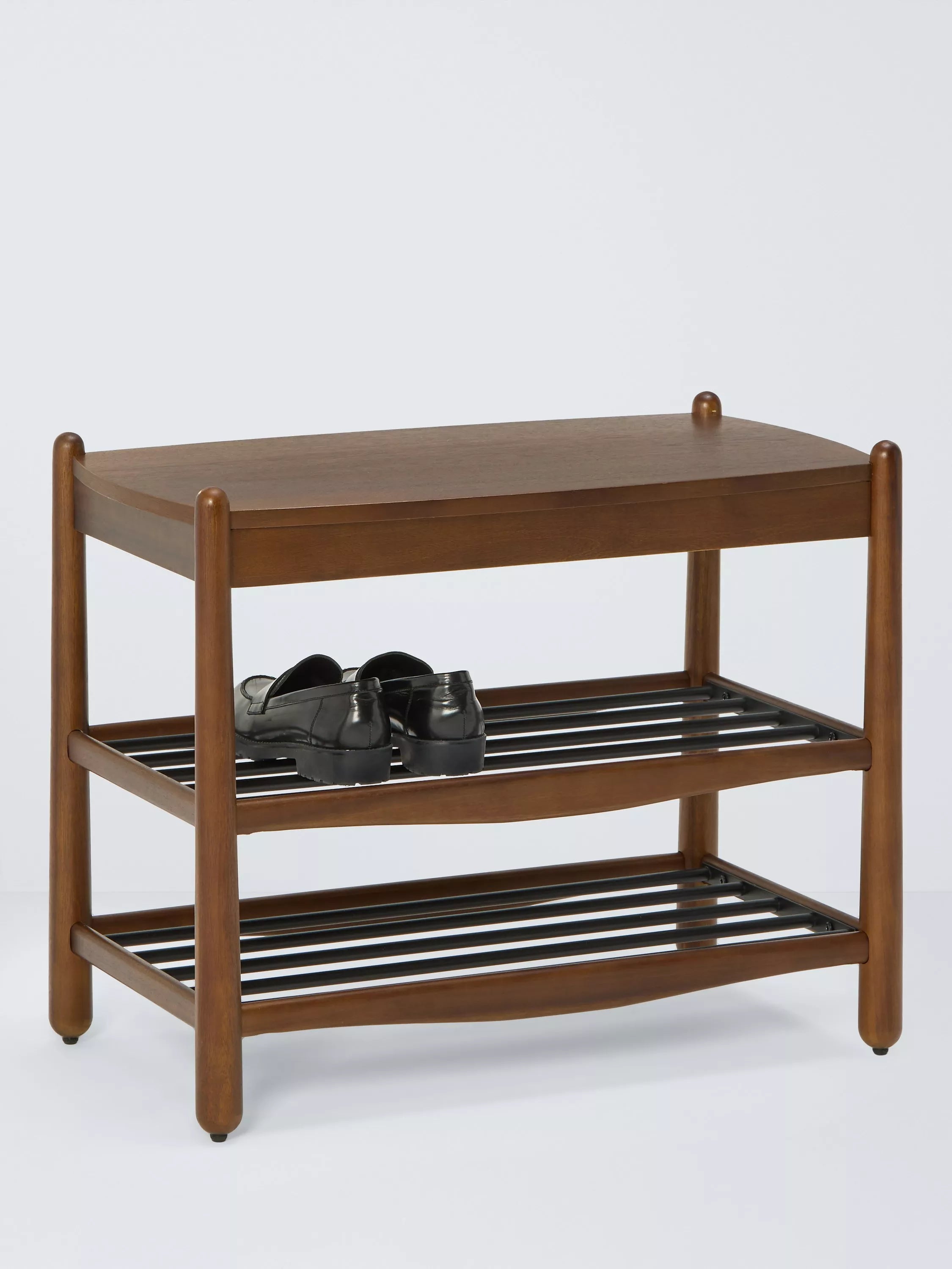 John Lewis 2 tier shoe shelf natural honey, UK version