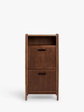 John Lewis Mid Century Shoe Cabinet, 2 Tier, Natural Honey, UK version