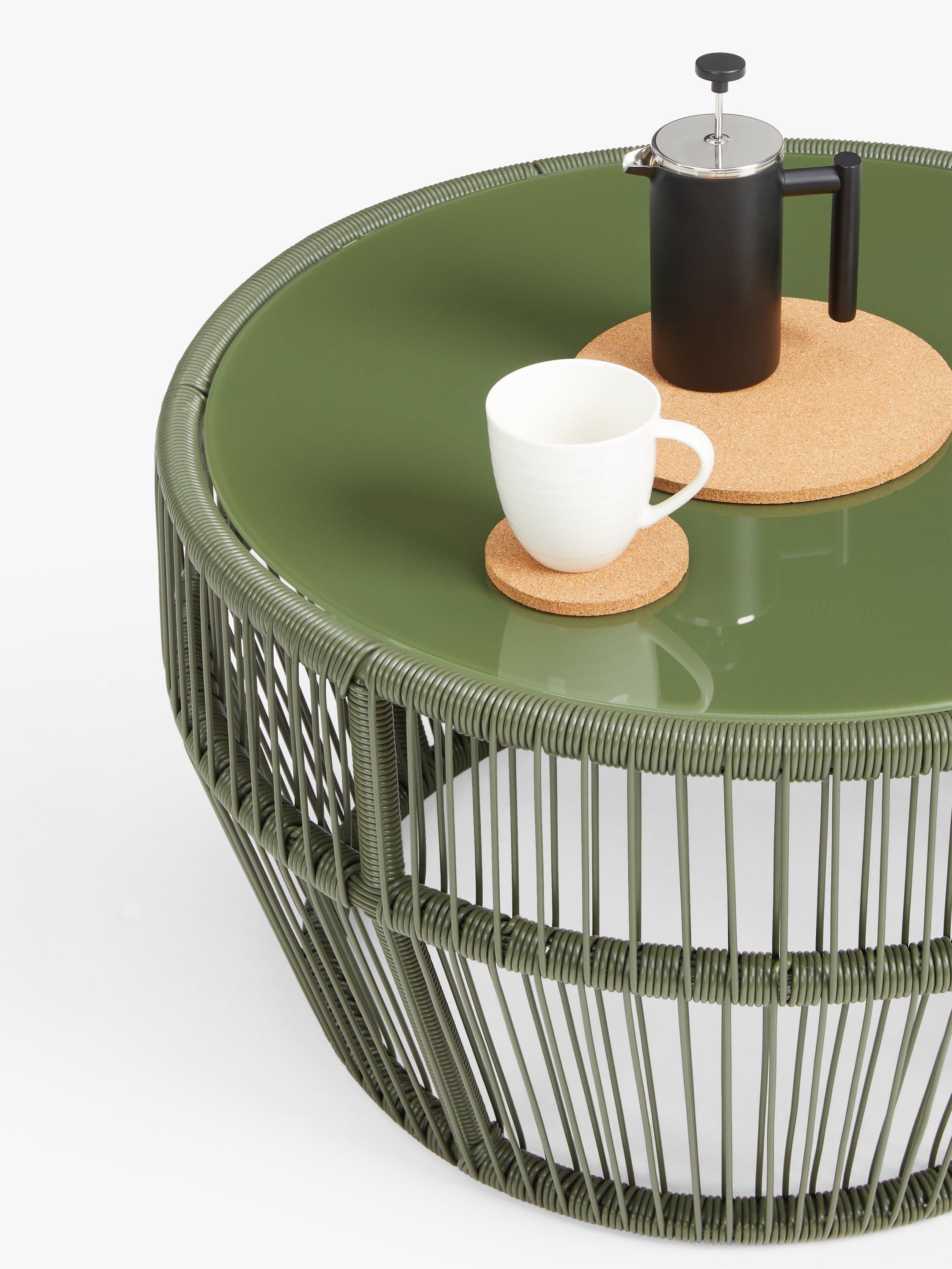 John Lewis Salsa round garden coffee table 70cm, imported from the UK