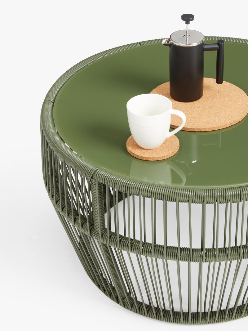 John Lewis Salsa round garden coffee table 70cm, imported from the UK
