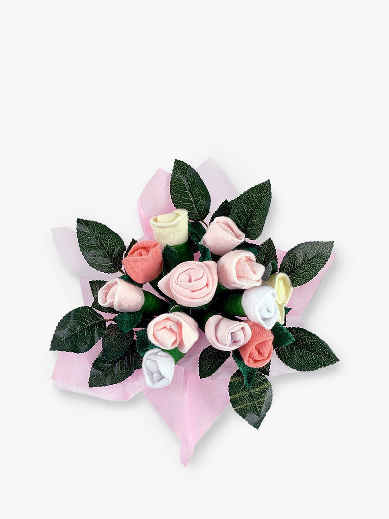 Babyblooms babyklær bukett med hatt votter sokker (britisk merke)