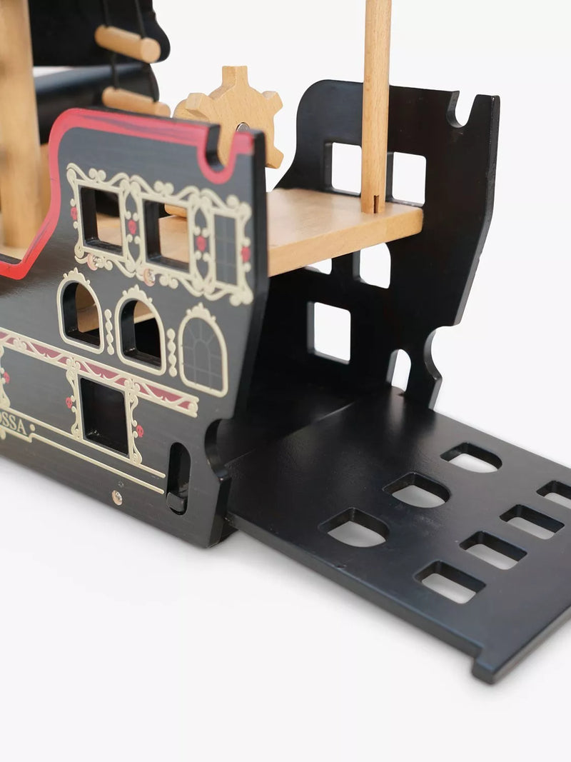 Le Toy Van Barbarossa wooden pirate ship toy (British brand)