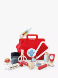 Le Toy Van wooden doctor set with vintage bag and accessories, UK version