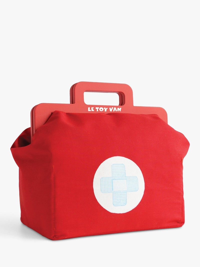 Le Toy Van wooden doctor set with vintage bag and accessories, UK version