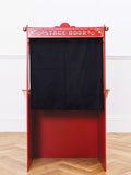 Le Toy Van wooden puppet theatre with stage curtains and scenario windows, UK version