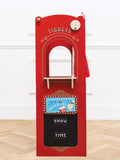Le Toy Van wooden puppet theatre with stage curtains and scenario windows, UK version