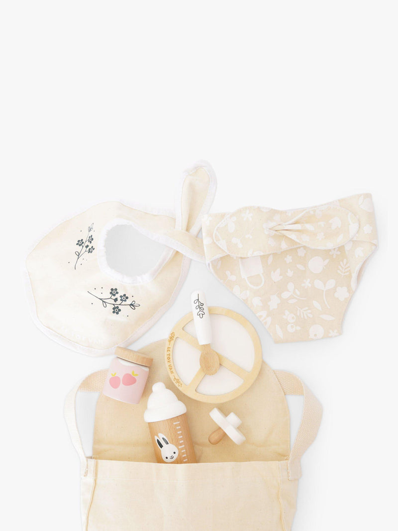 Doll Nursing Set with Fabric Bag and 8 Accessories