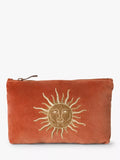 Elizabeth Scarlett Sun Goddess Mini Pouch, Rust