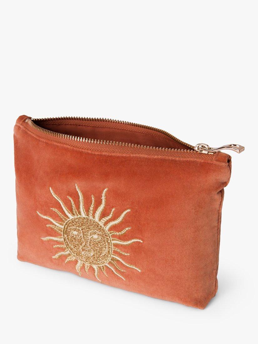 Elizabeth Scarlett Sun Goddess Mini-Etui in Rostrot - Britisches Produkt