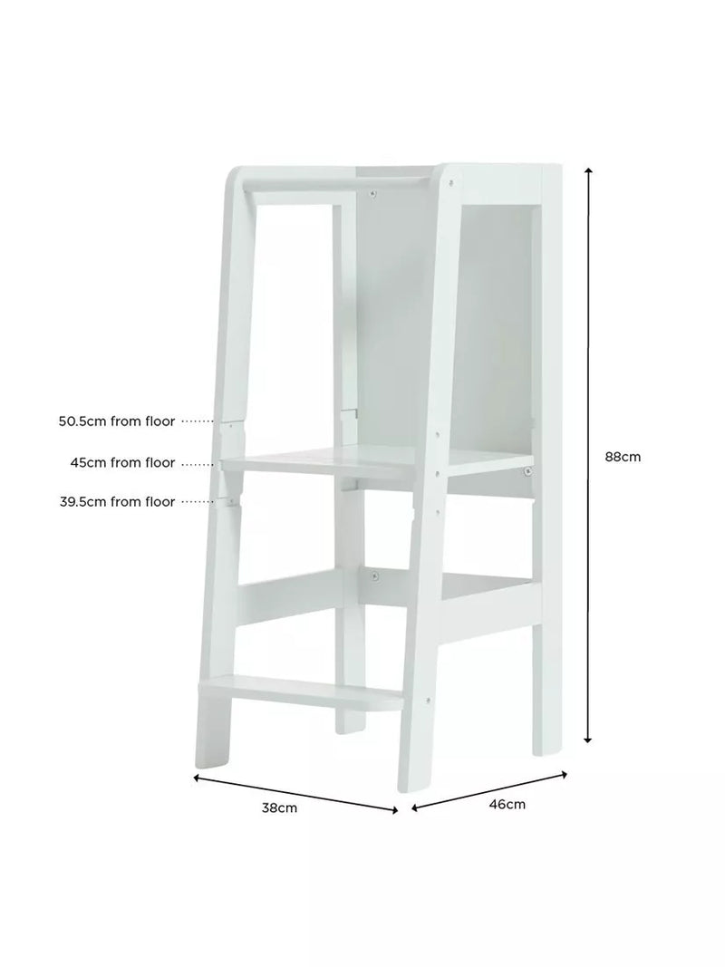 Great Little Trading Co learning tower with adjustable step, UK version