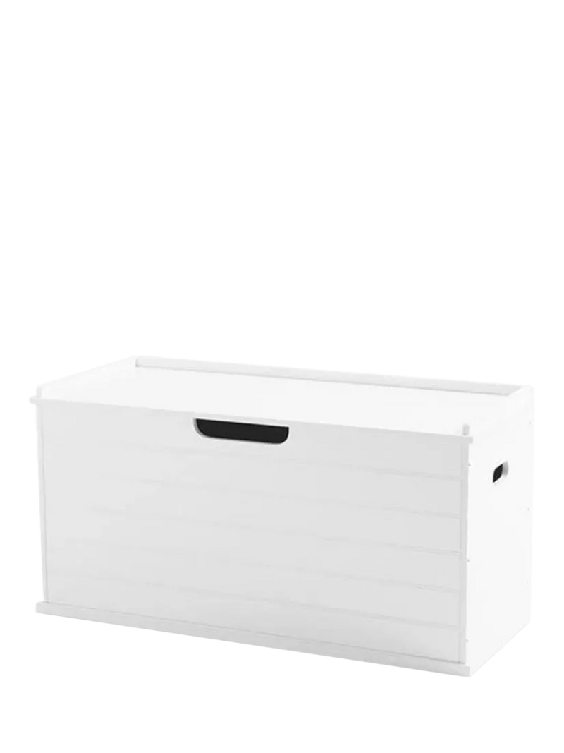 Great Little Trading Co classic toy box white/grey cushion, UK version