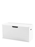 Great Little Trading Co classic toy box white/grey cushion, UK version