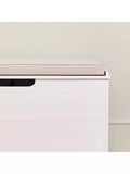 Great Little Trading Co classic toy box white/grey cushion, UK version