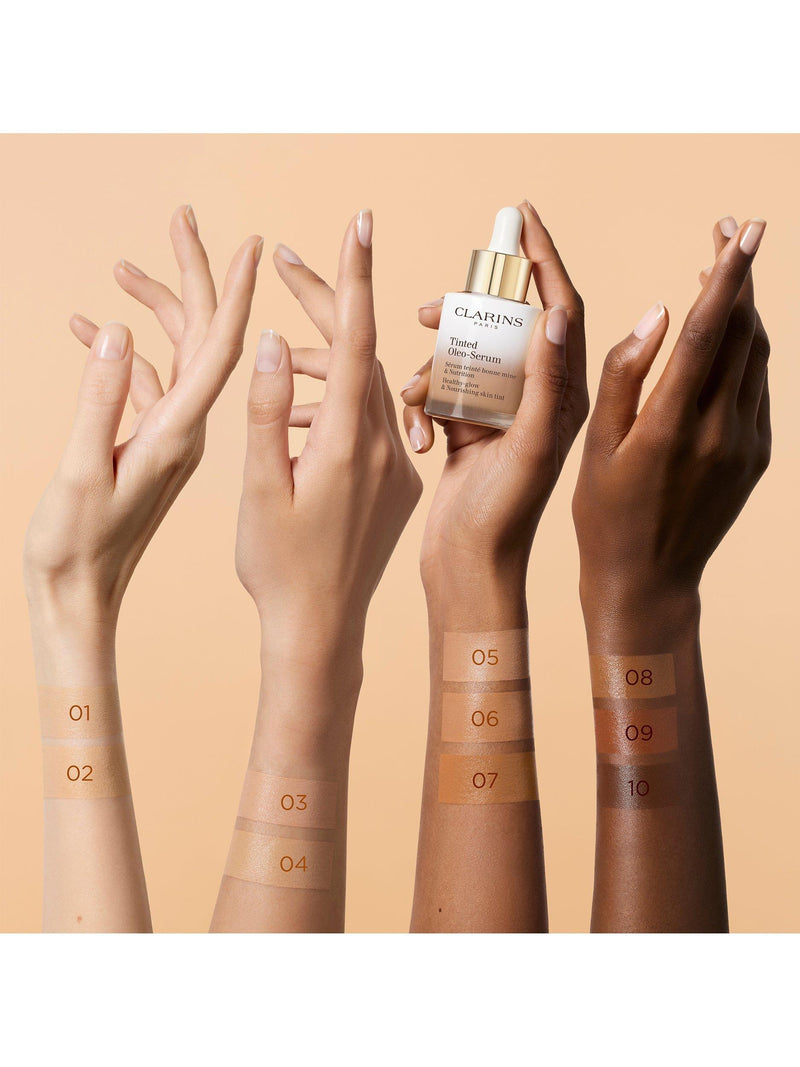 Clarins getöntes Oleo-Serum Make-up 30ml, importiert aus dem Vereinigten Königreich