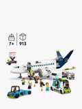 LEGO City passenger airplane building set with 913 pieces, UK version