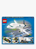 LEGO City passenger airplane building set with 913 pieces, UK version