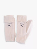 Solesmith personalised wool fishing socks cream (British brand)