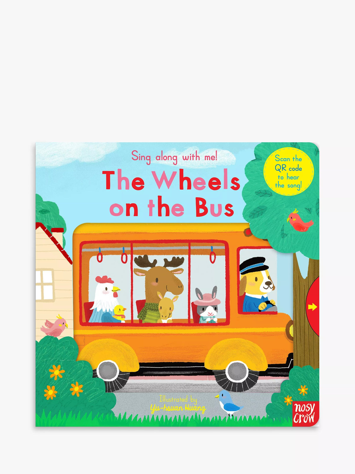 Nosy Crow board book Wheels on Bus (British brand)