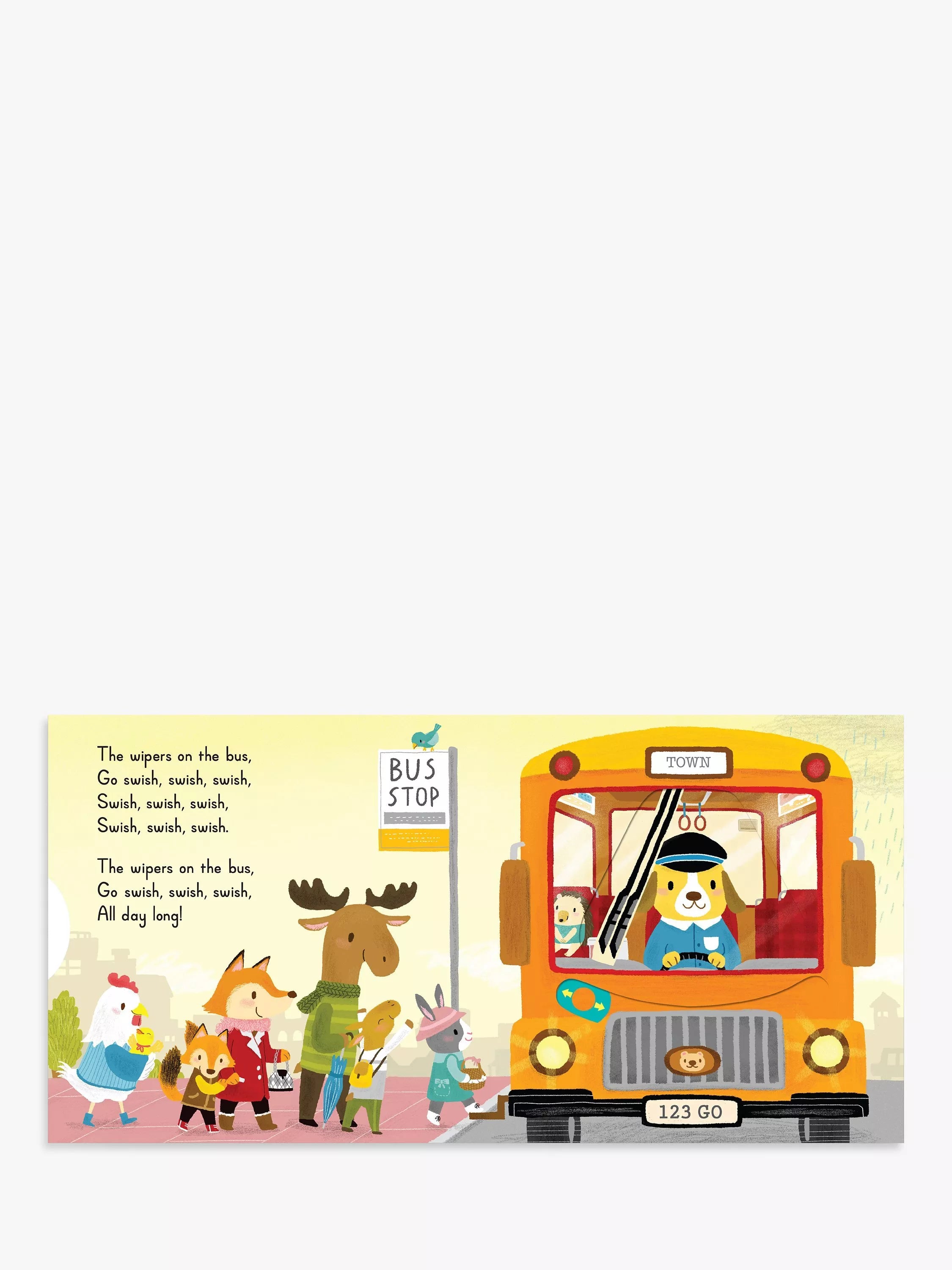 Nosy Crow board book Wheels on Bus (British brand)