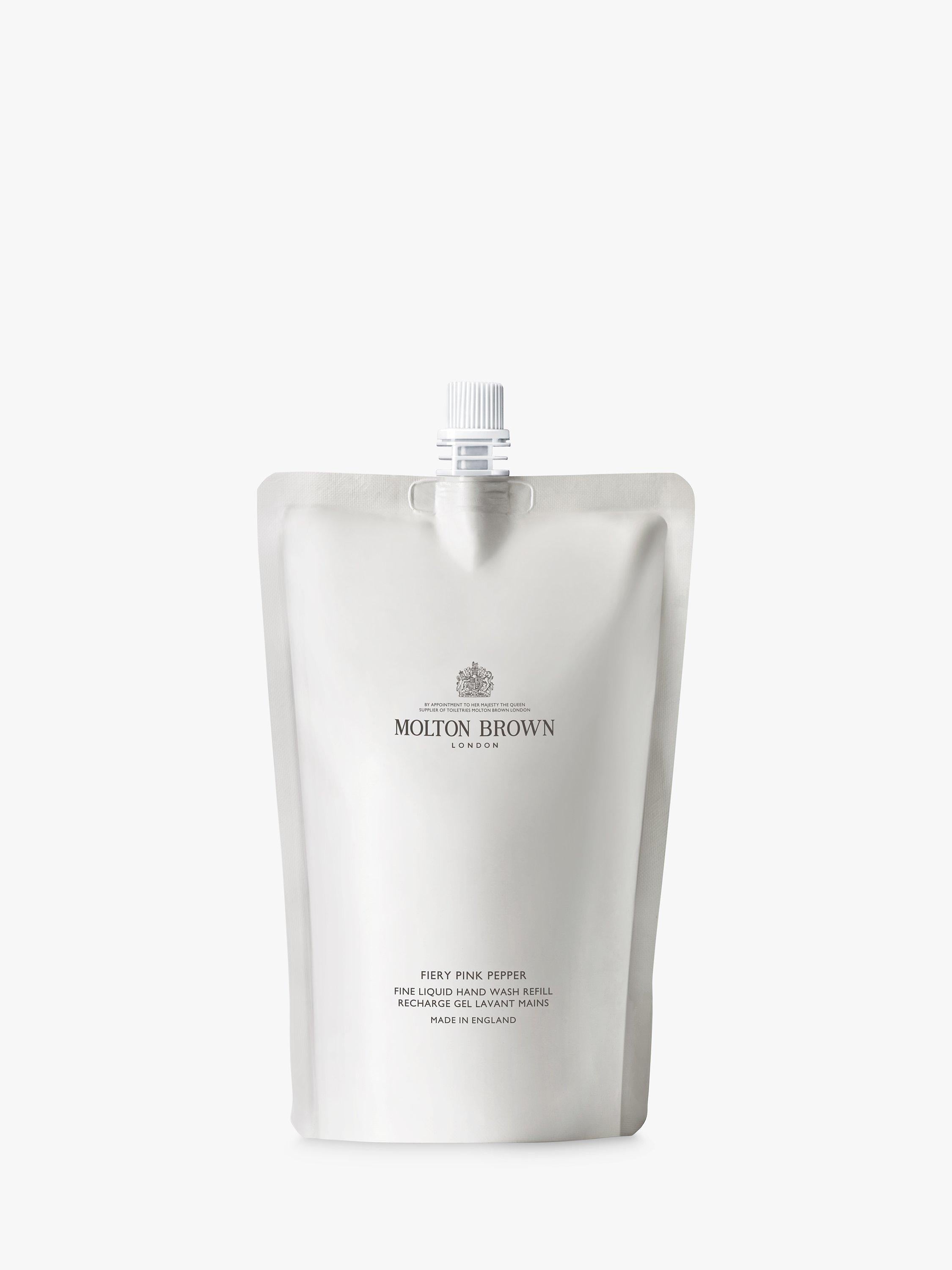 Molton Brown Fiery Pink Pepper hand wash refill 400ml, imported from the UK