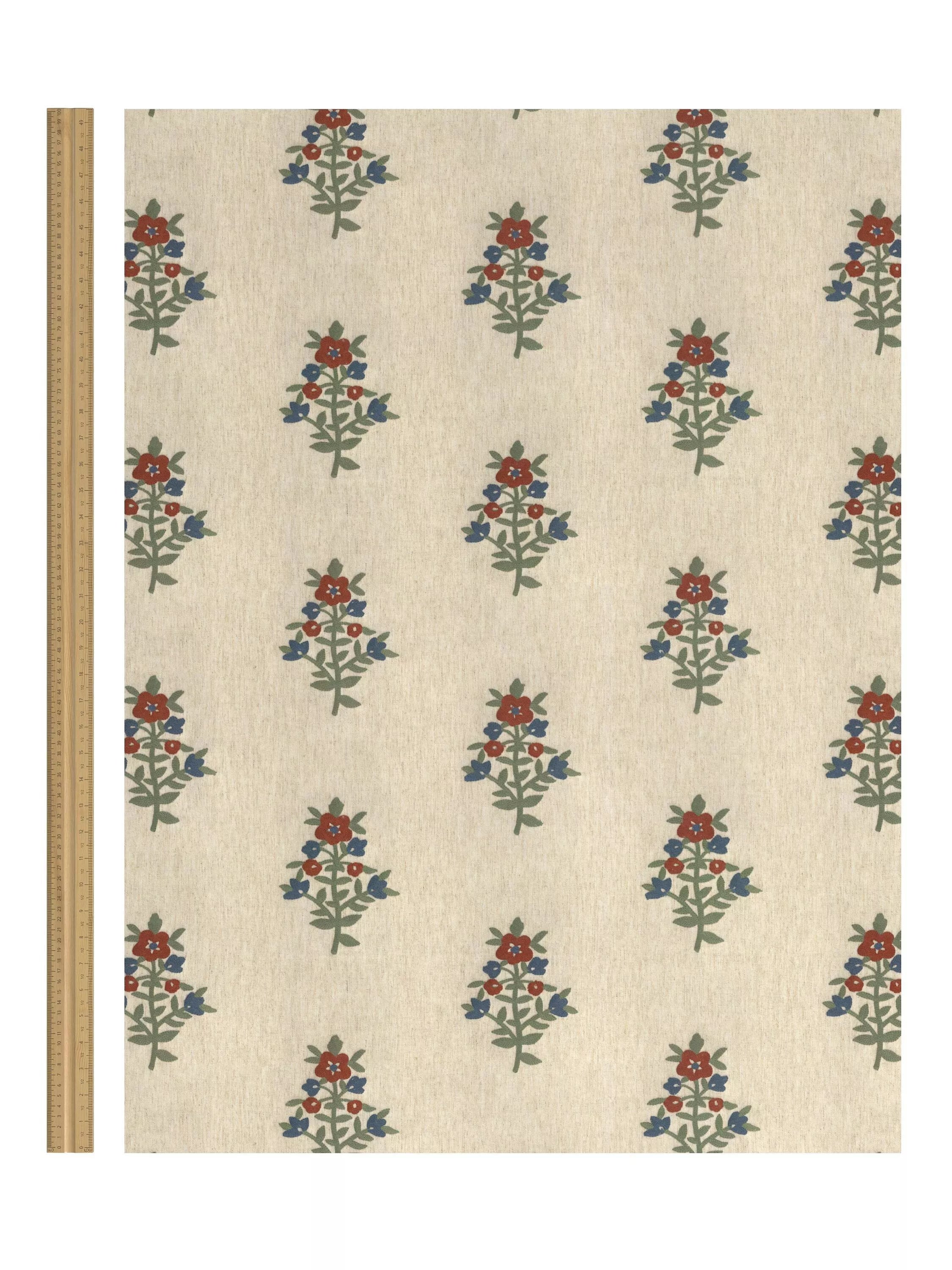 John Lewis Kamala embroidery furnishing fabric multi (British brand)