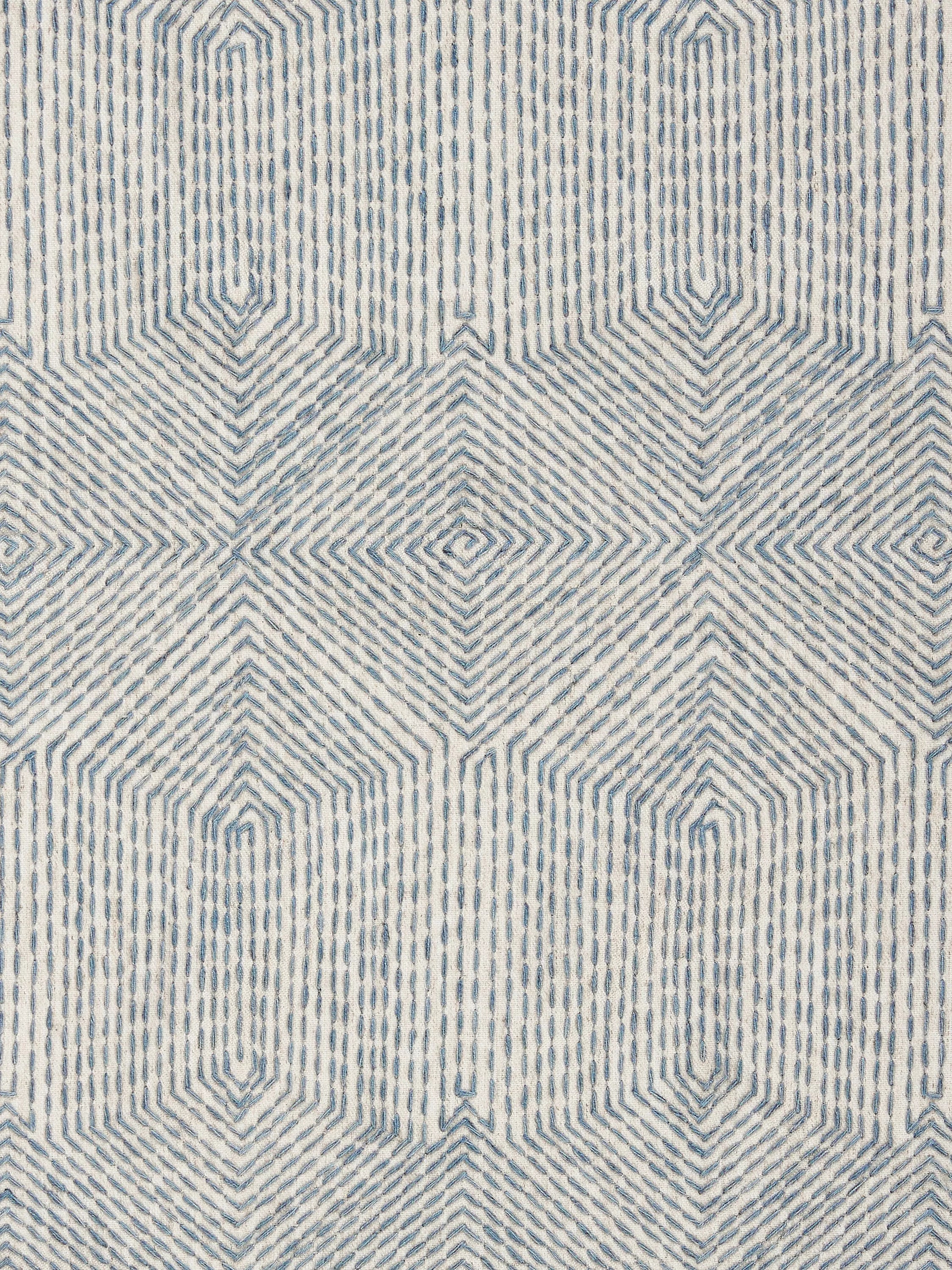 John Lewis Flax Embroidery Furnishing Fabric 140cm Wide