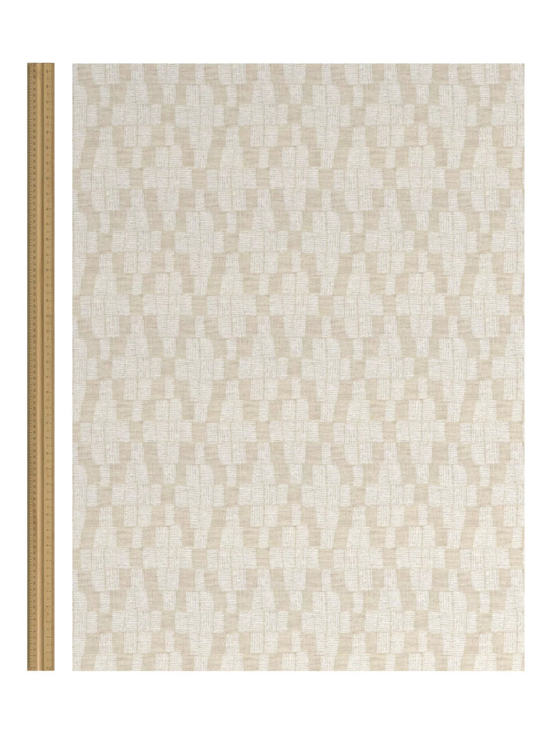 John Lewis Textured Diamonds furnishing fabric Natural, imported from the UK