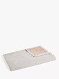John Lewis reversible stripe cotton bedspread super king size, imported from the UK