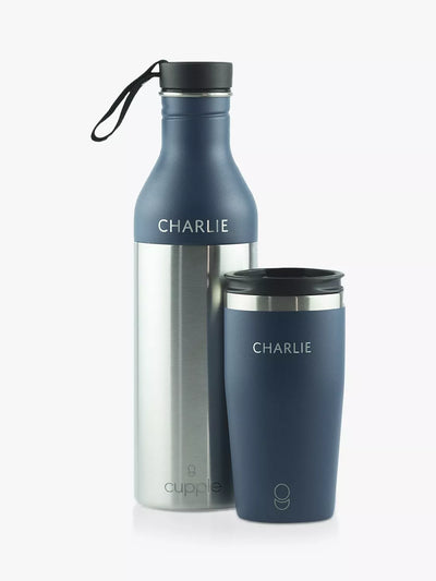 John Lewis Totally About You Personlig Cupple Isolert Drikkeflaske & Kopp, 525ml - Kjøp online hos McGrocer