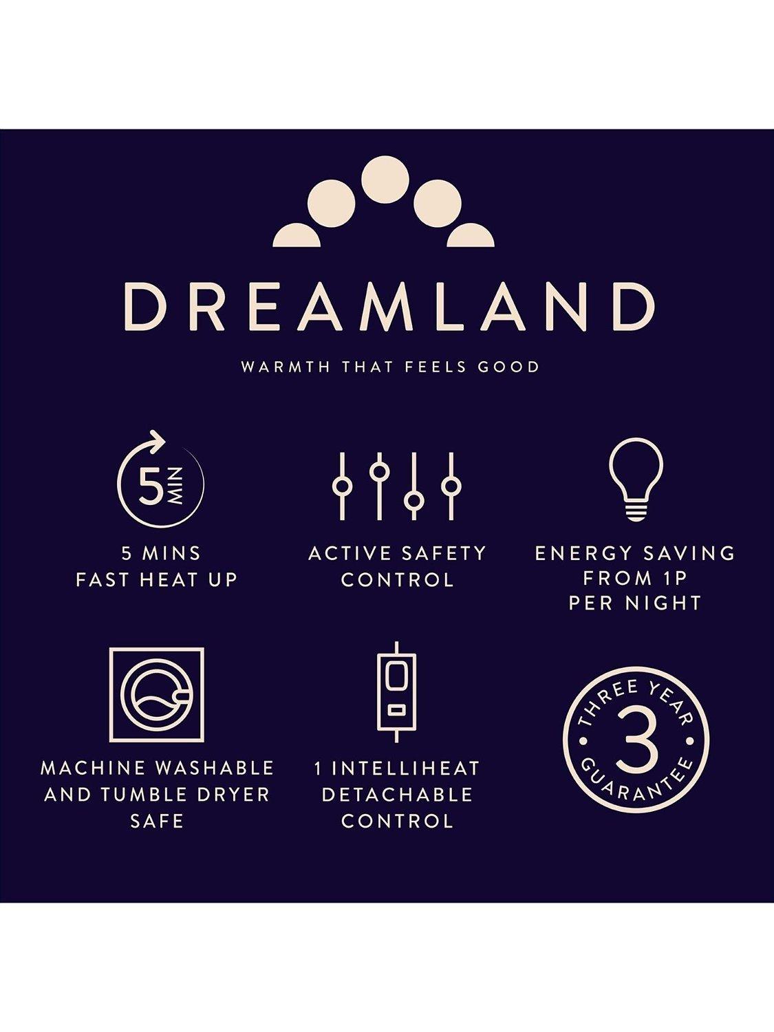 مدفأة مراتب Dreamland، بطانية ناعمة - منتج بريطاني