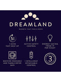 مدفأة مراتب Dreamland، بطانية ناعمة - منتج بريطاني