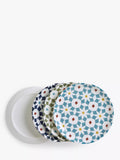 John Lewis Lisbon Fine China Tapas Plates, Set of 4, 15cm, Multi