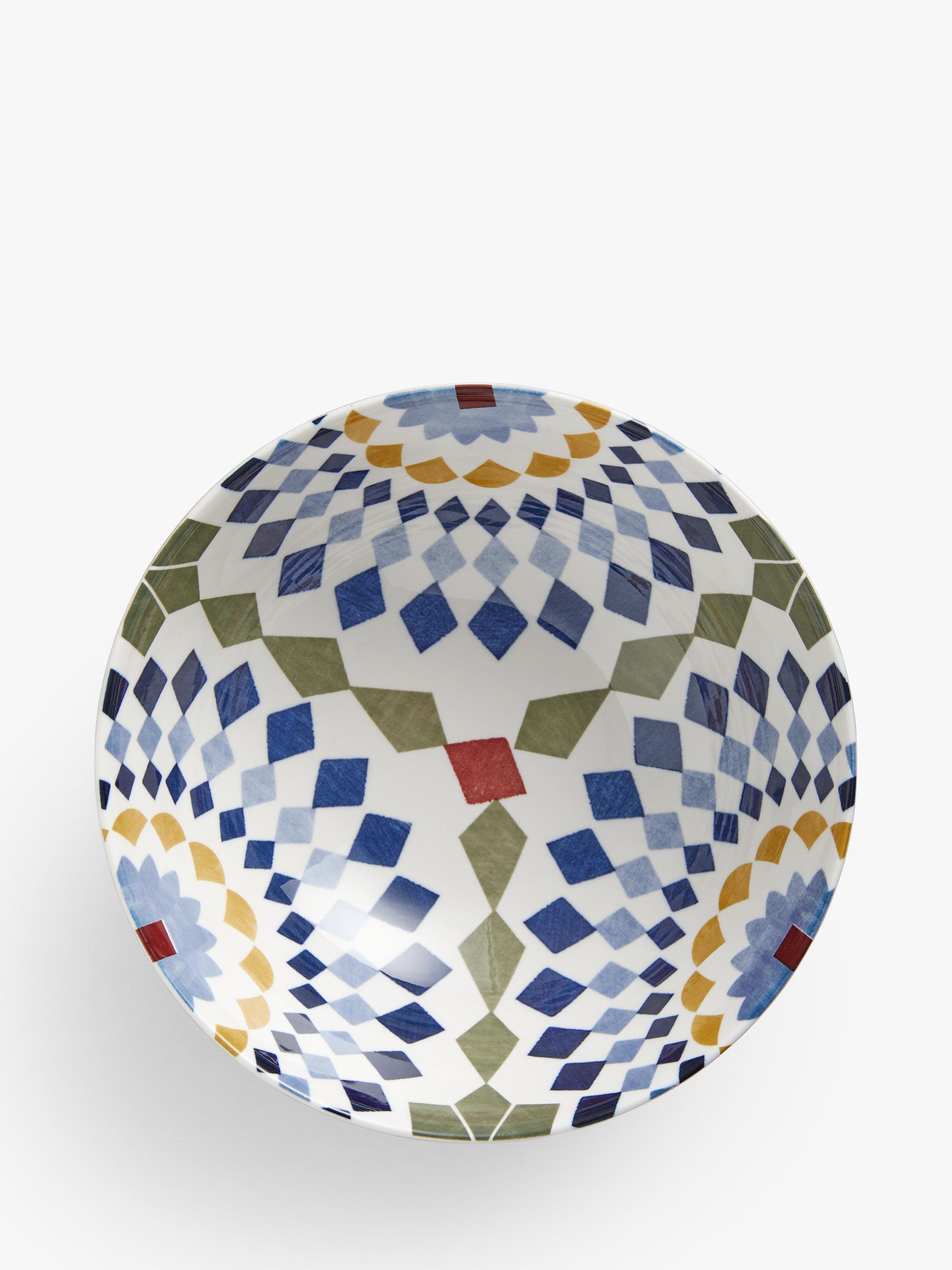 John Lewis Lissabon Schüssel 20 cm grün multi - britisches Produkt