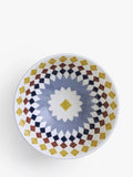 John Lewis fine china cereal bowl 15cm blue multi - British product