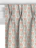 John Lewis Aria pale terracotta floral curtains, UK version