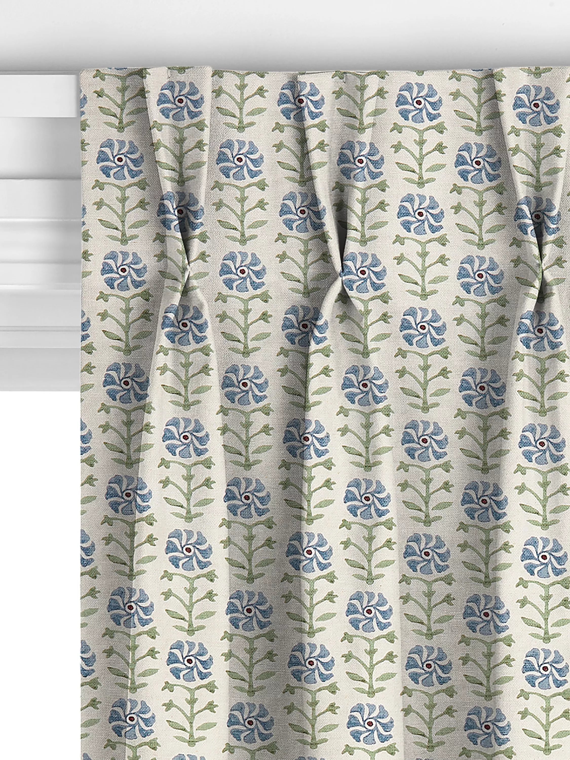 John Lewis Aria made to measure curtains floral pattern, imported from the UK