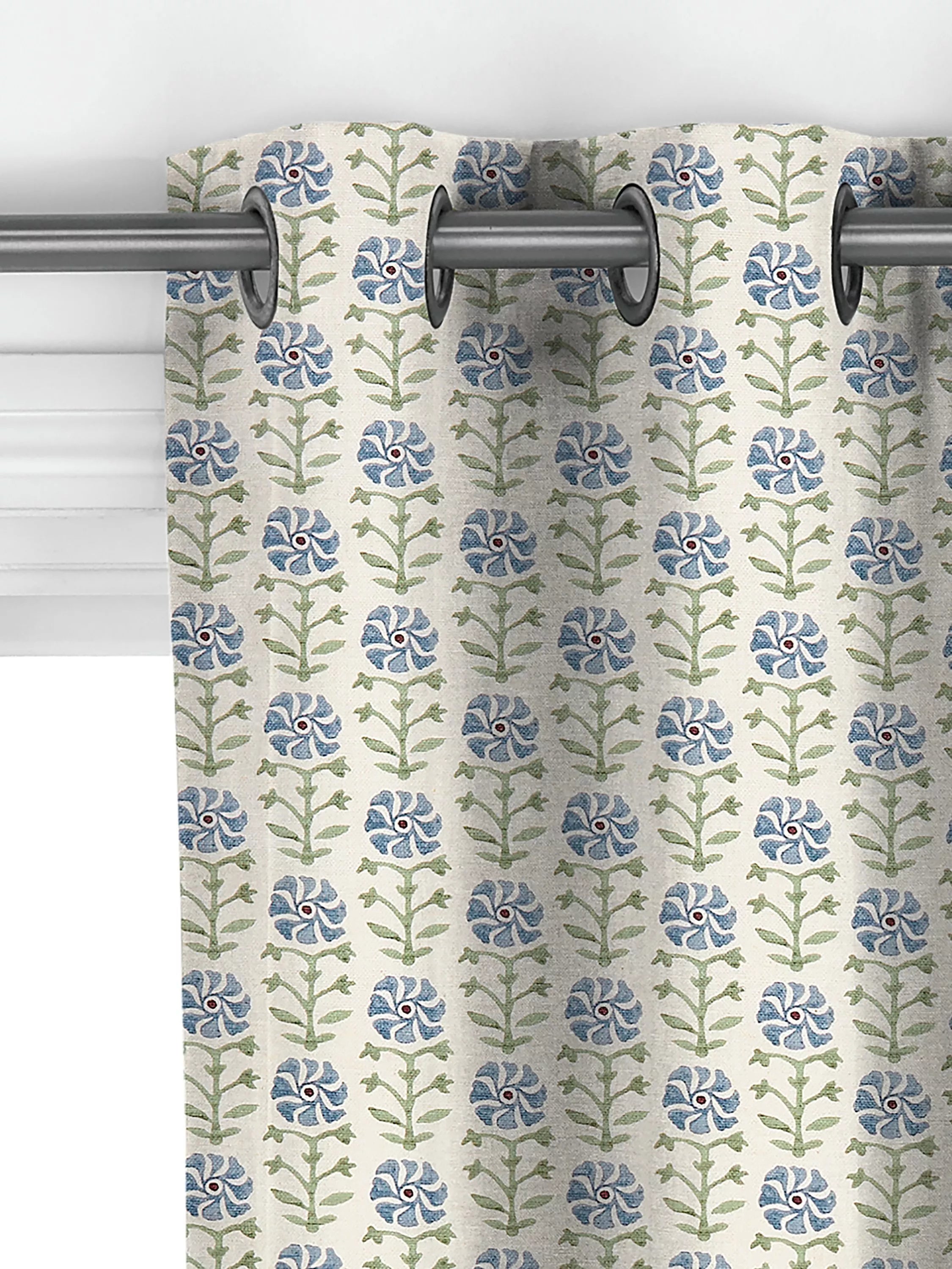 John Lewis Aria made to measure curtains floral pattern, imported from the UK