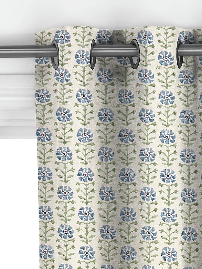 John Lewis Aria made to measure curtains floral pattern, imported from the UK