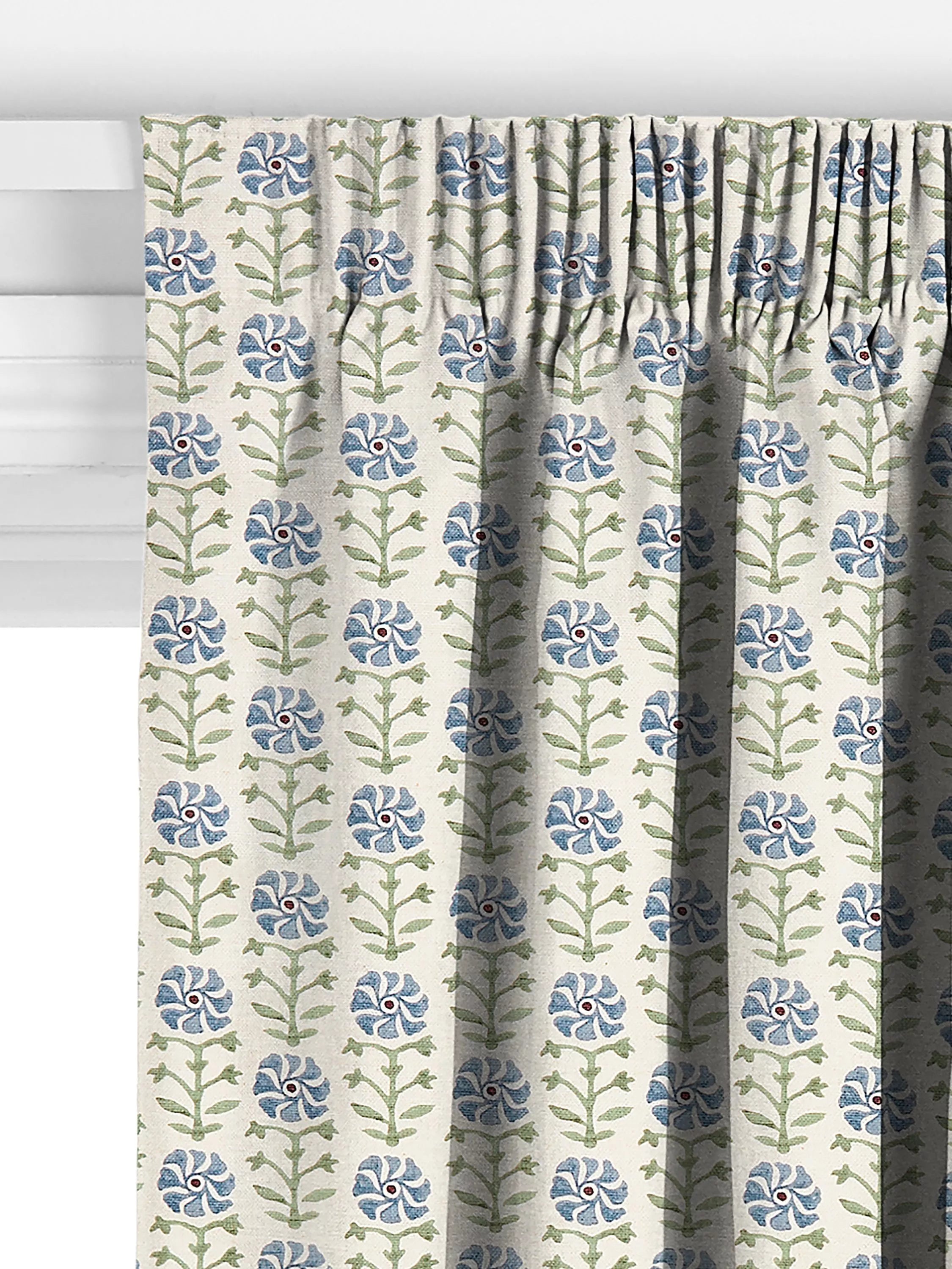 John Lewis Aria made to measure curtains floral pattern, imported from the UK