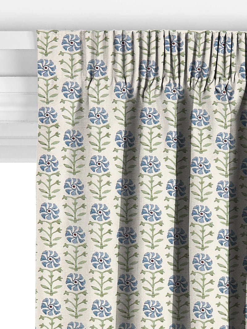 John Lewis Aria made to measure curtains floral pattern, imported from the UK