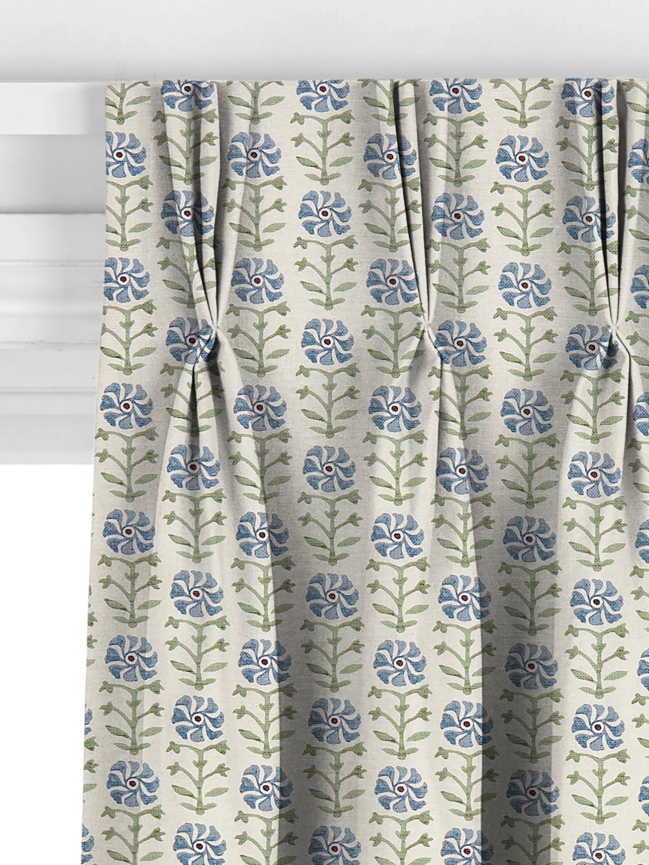 John Lewis Aria made to measure curtains floral pattern, imported from the UK