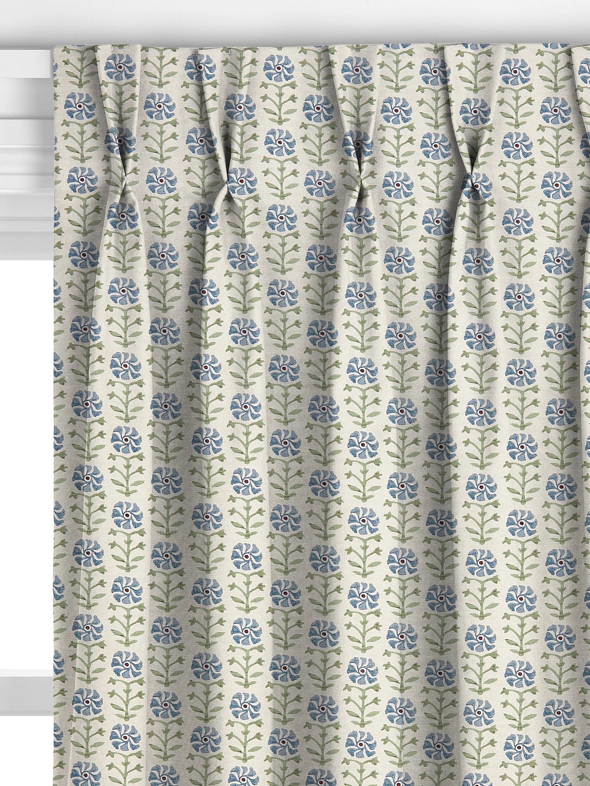 John Lewis Aria made to measure curtains floral pattern, imported from the UK
