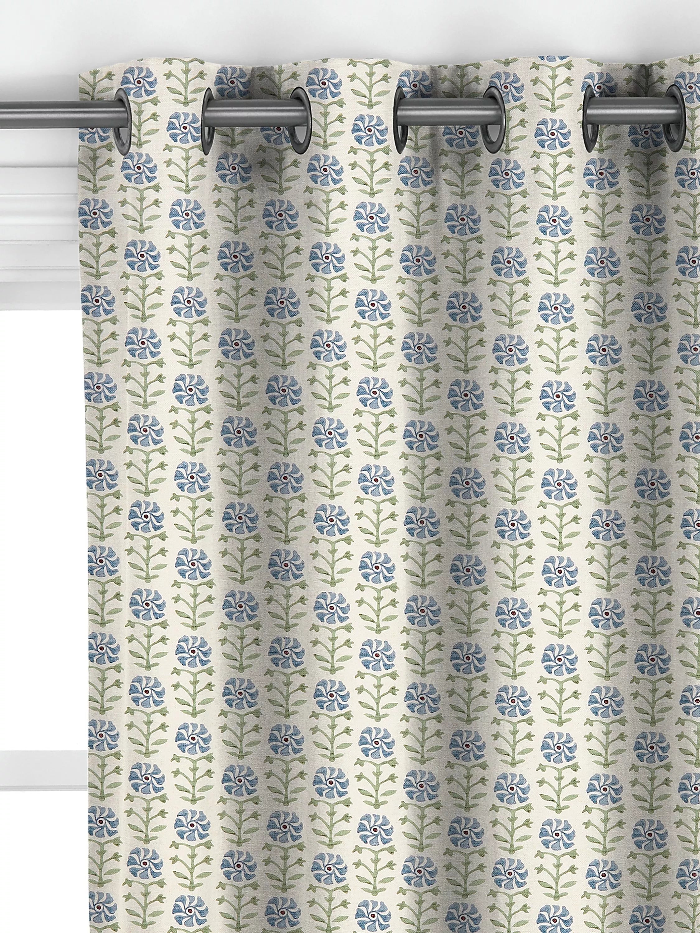 John Lewis Aria made to measure curtains floral pattern, imported from the UK