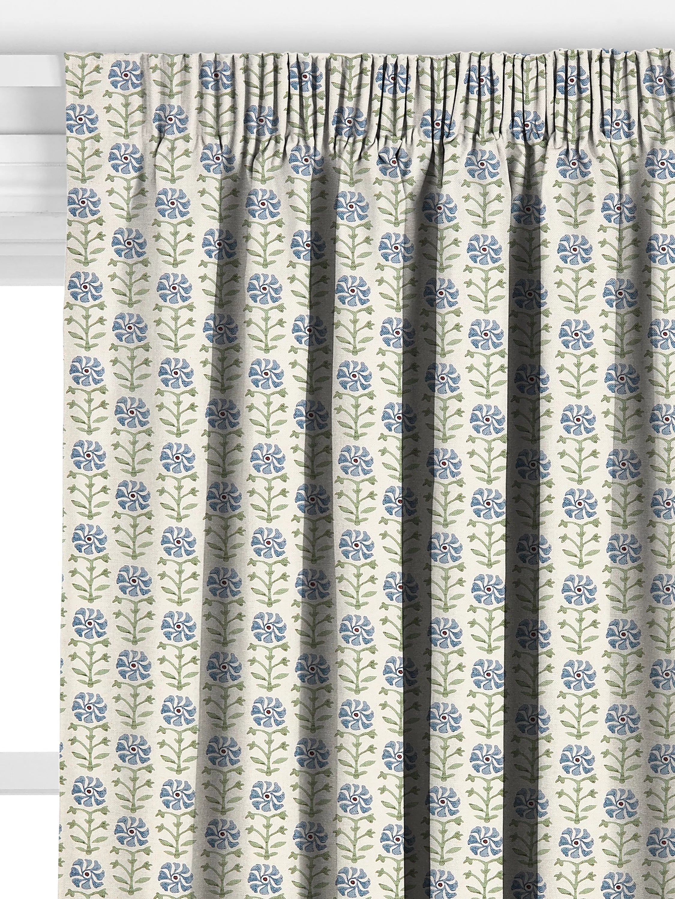 John Lewis Aria made to measure curtains floral pattern, imported from the UK