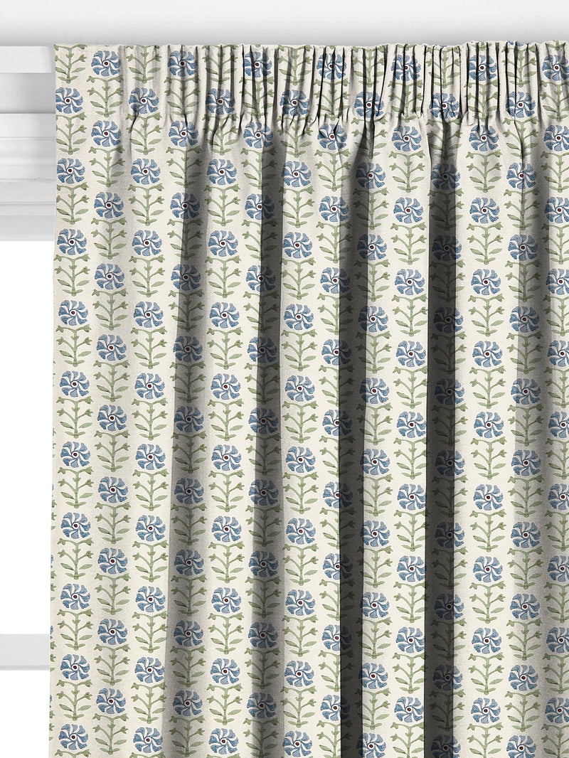 John Lewis Aria made to measure curtains floral pattern, imported from the UK