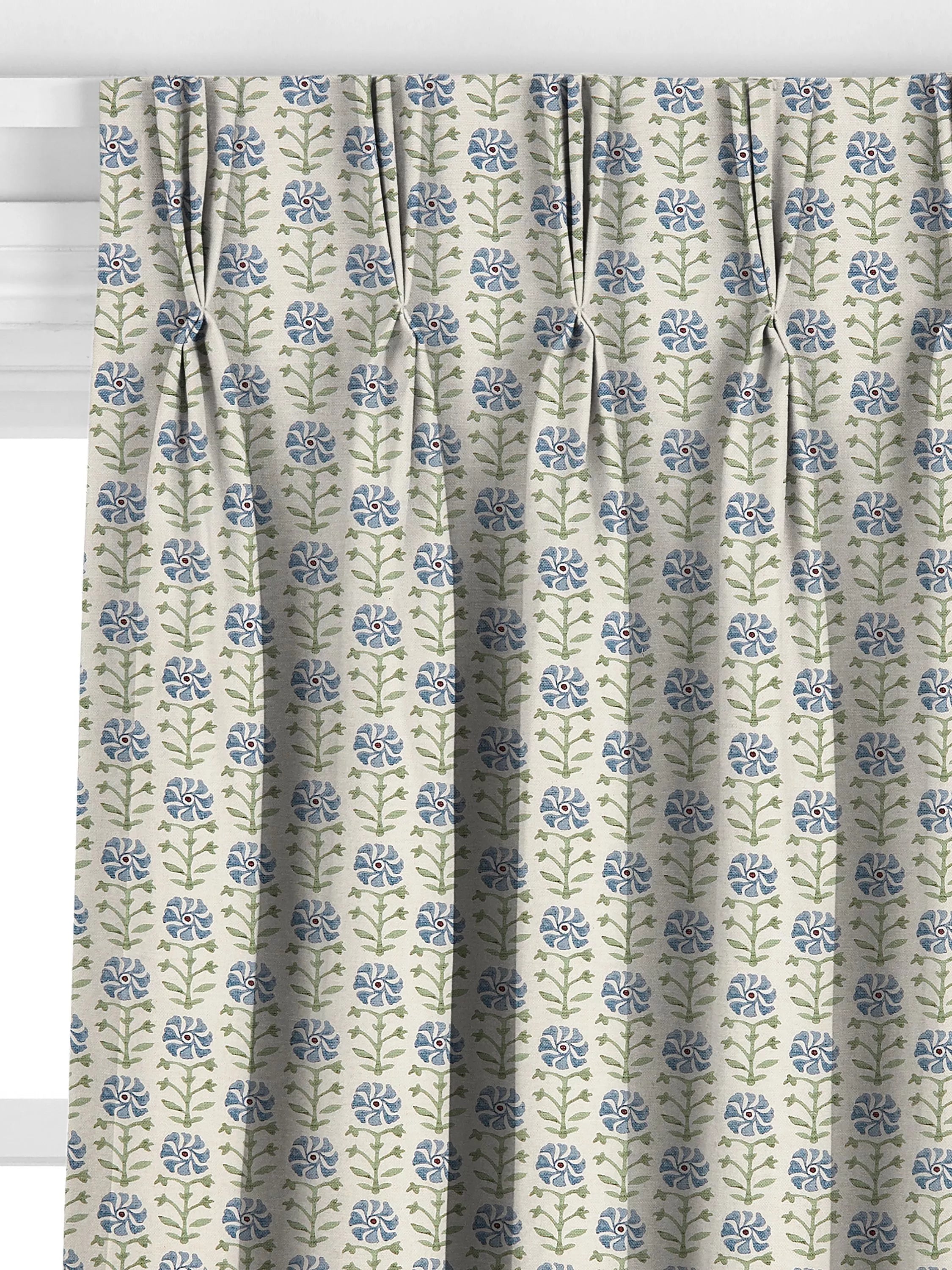 John Lewis Aria made to measure curtains floral pattern, imported from the UK