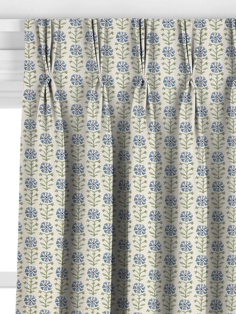 John Lewis Aria made to measure curtains floral pattern, imported from the UK