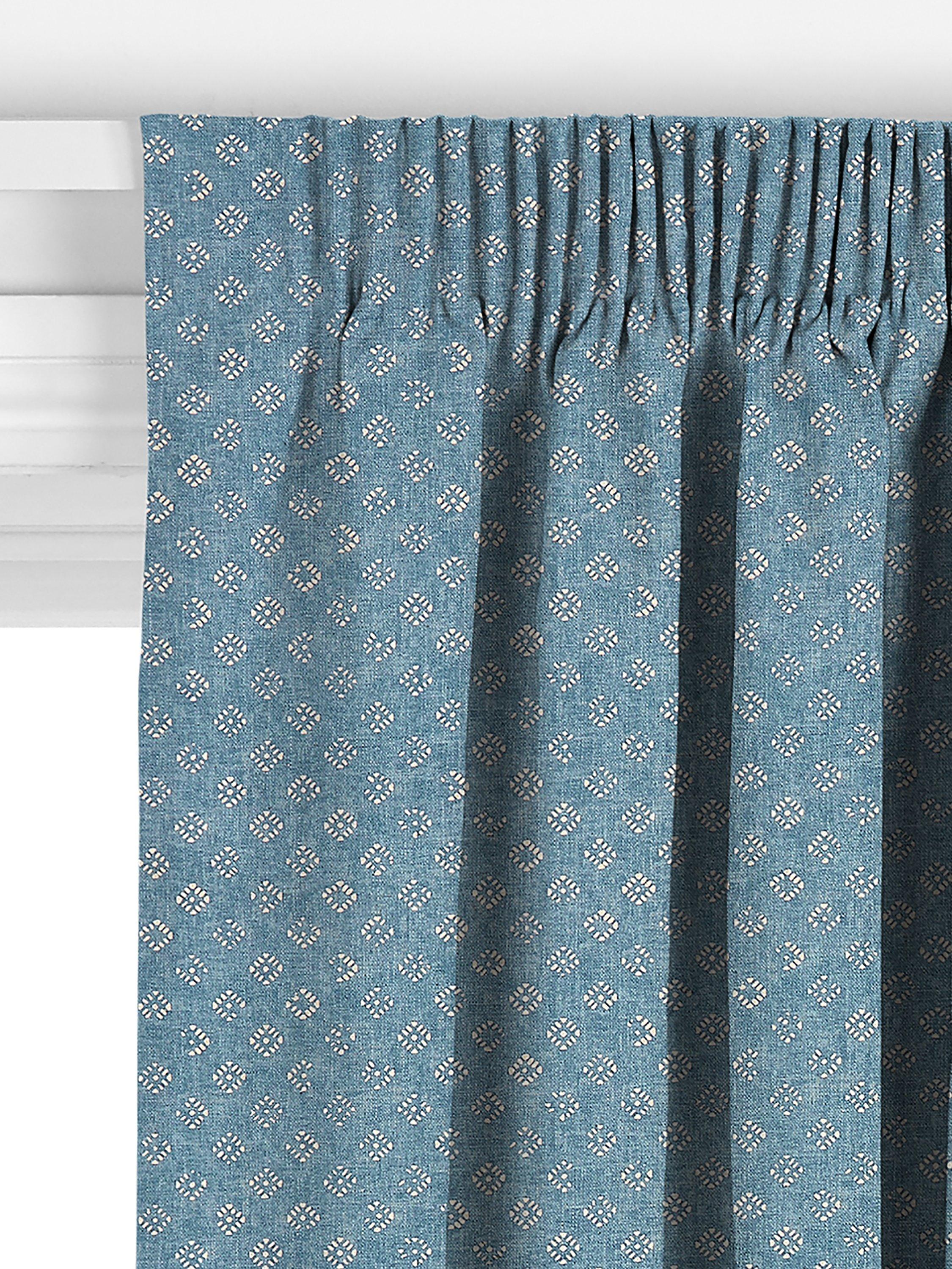 John Lewis Trace Treblokk gardiner Lake Blue - Britisk produkt